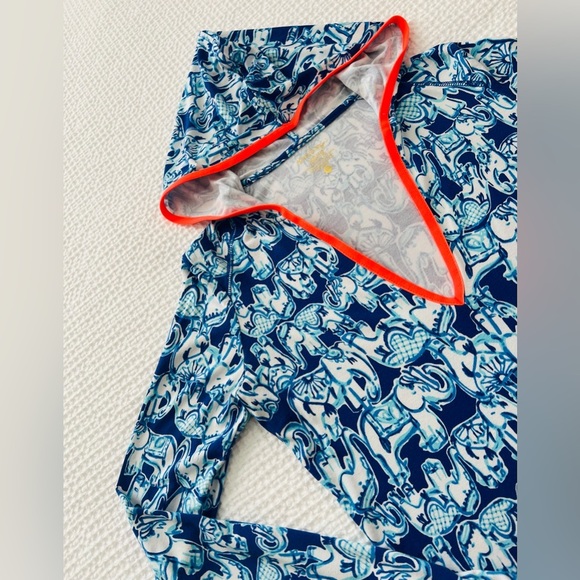 ‼️FINAL SALE MUST GO‼️🩷✨LILY PULITZER WOMEN’S LUXLETIC ELEPHANT HOODIE✨🩷 - Picture 8 of 10